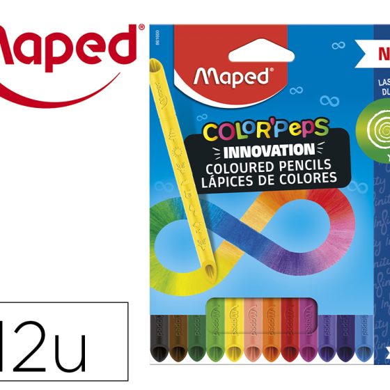 LAPIS DE COR MAPED INFINITY CX/12 UNIDADES