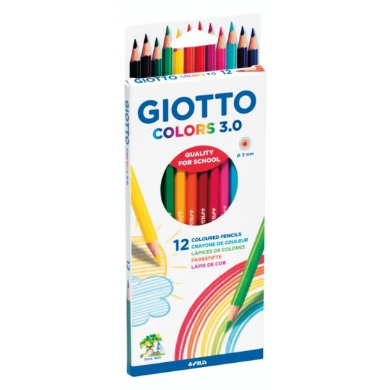 LAPIS DE COR GIOTTO COLORS 3mm 12 UNIDADES