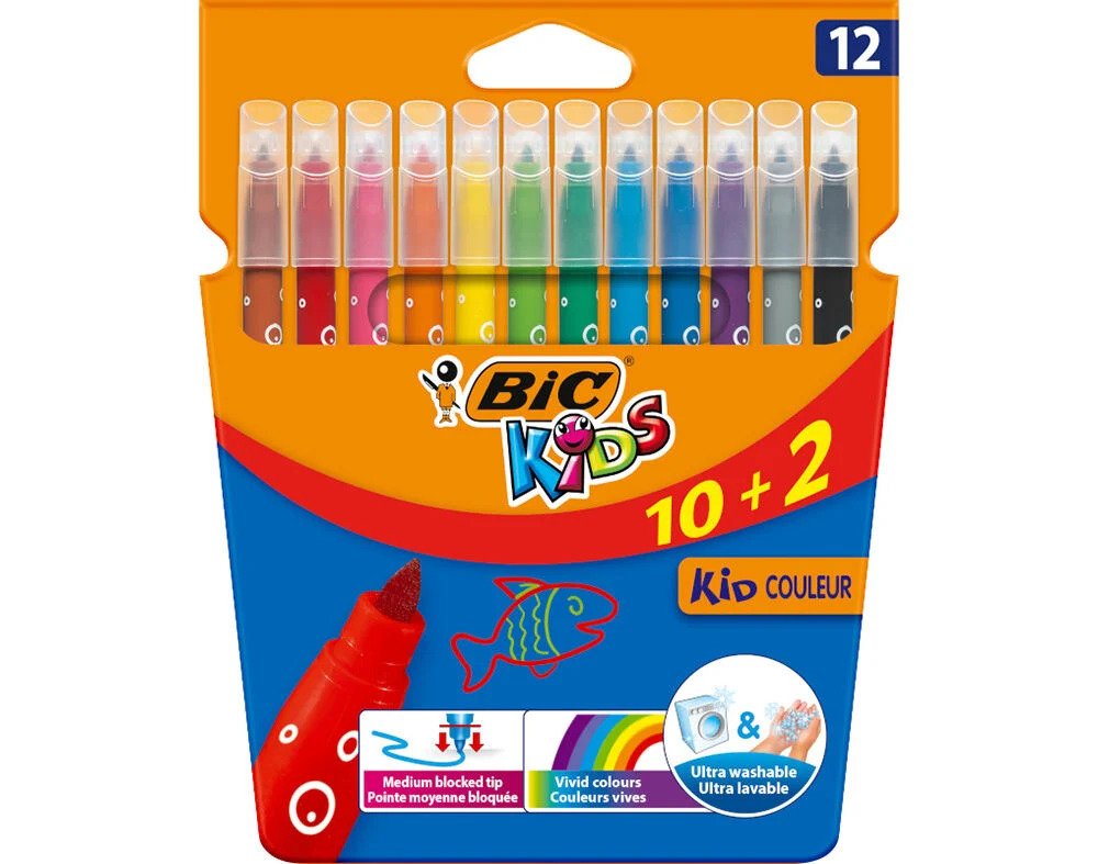 MARCADOR BIC KIDS 10+2