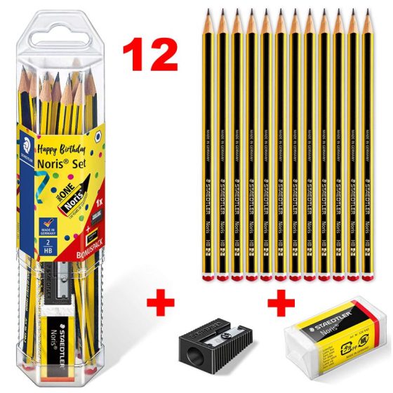LAPIS NORIS CX12 UNIDADES +AFIA +BORRACHA