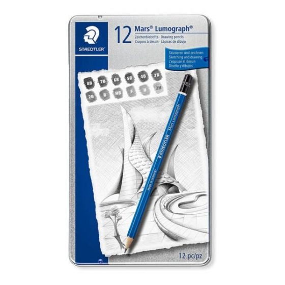 LAPIS STAEDTLER MARS LUMOGRAPH CX 12 UNIDADES