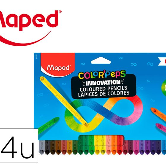 LAPIS DE COR MAPED INFINITY CX/24 UNIDADES
