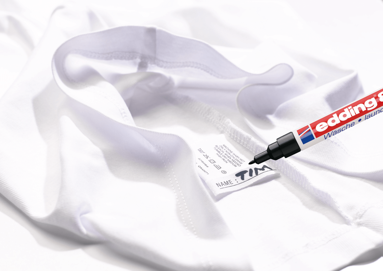 MARCADOR EDDING 8040 PARA TECIDO COR PRETO