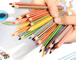 LAPIS DE COR BIC EVOLUTION STRIPES CAIXA DE 24 CORES SORTIDAS