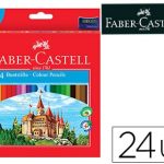 LAPIS DE COR FABER-CASTELL C/ 24 CORES HEXAGONAL MADEIRA REFLORESTADA