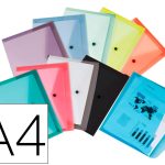 BOLSA PORTA DOCUMENTOS COM MOLA DIN A4