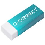 BORRACHA Q-CONNECT BRANCA ESCOLAR