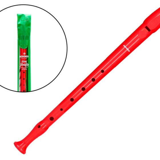 FLAUTA HOHNER COR VERMELHO