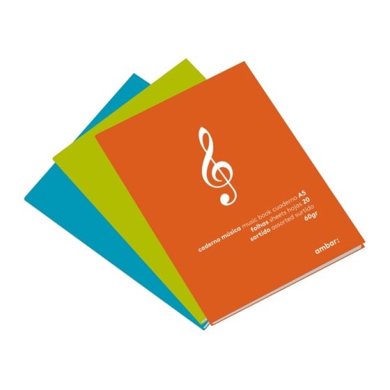 CADERNO MUSICA AMBAR SCHOOL A5