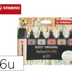 MARCADOR  STABILO BOSS PASTEL CORES NATURAIS