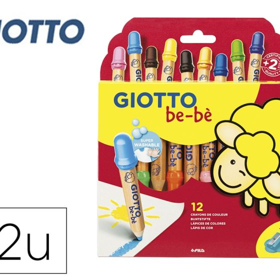 LAPIS DE COR GIOTTO BEBE 12 UNIDADES