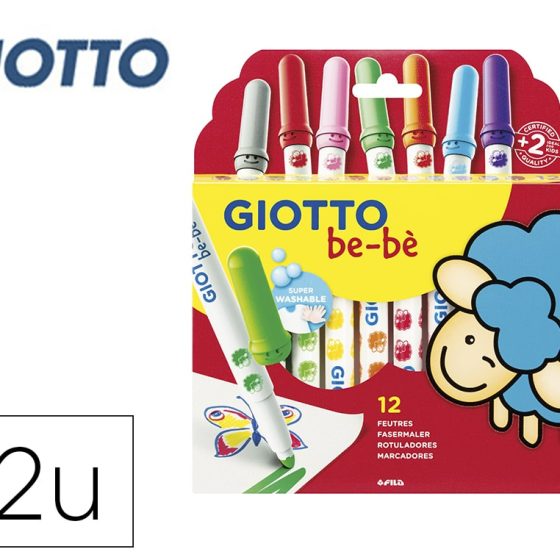 MARCADOR BEBE GIOTTO 12 UNIDADES