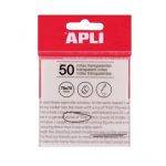 BLOCO DE NOTAS TRANSPARENTE APLI 75 X 75mm