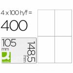 ETIQUETAS ADESIVAS Q-CONNECT A4 105X148,5mm
