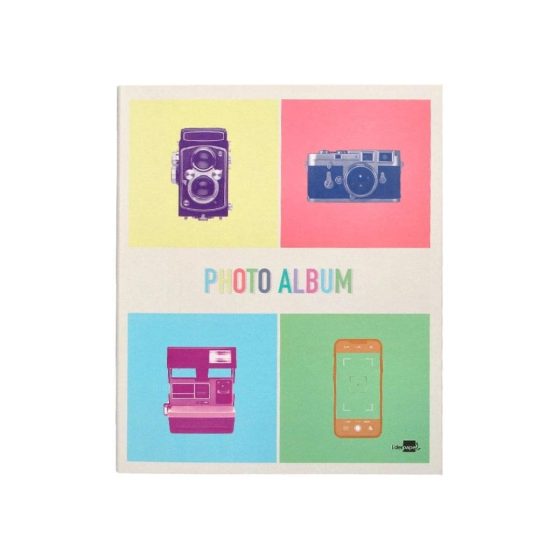 ÁLBUM DE FOTOGRAFIAS COM 20 FOLHAS AUTOADESIVAS