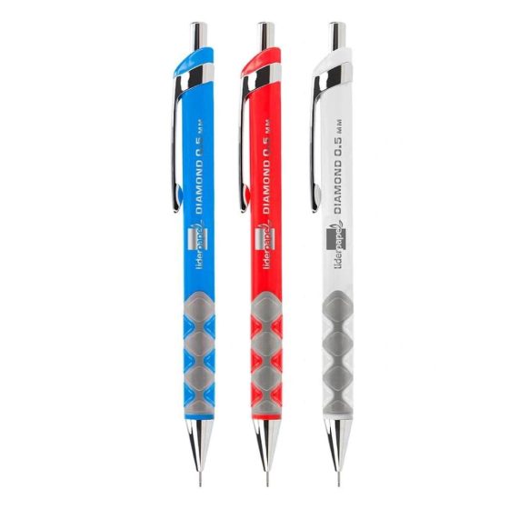LAPISEIRA DIAMOND 0.5 MM COM BORRACHA E PEGA SOFT