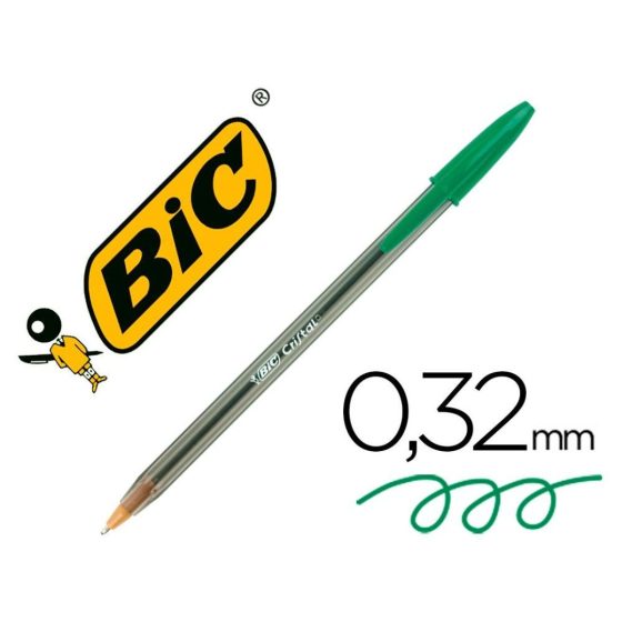 ESFEROGRAFICA BIC CRISTAL VERDE