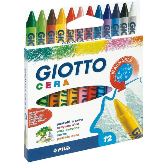 LAPIS DE CERA GIOTTO 12 UNIDADES