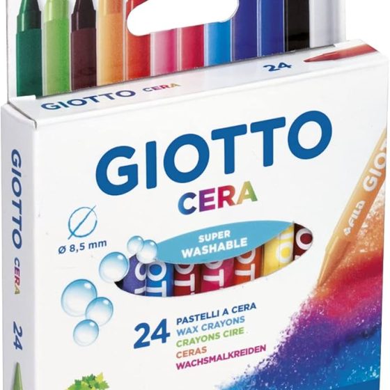 LAPIS DE CERA GIOTTO 24 UNIDADES