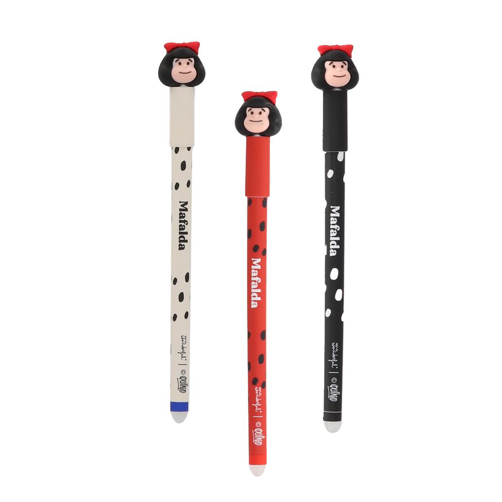 Set de 3 esferográficas apagáveis Bo-Bo - Mafalda